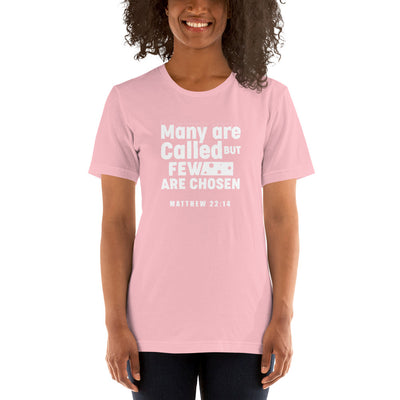 F&H Christian Many are called and few are chosen Womens t-shirt