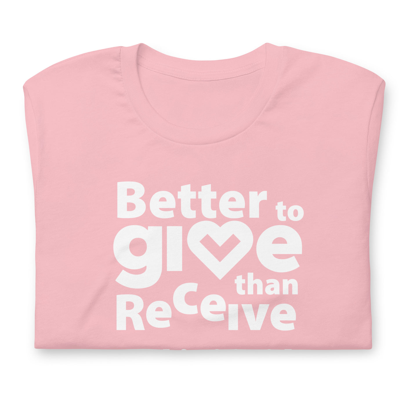 F&H Christian Better to Give than Receive Womens t-shirt