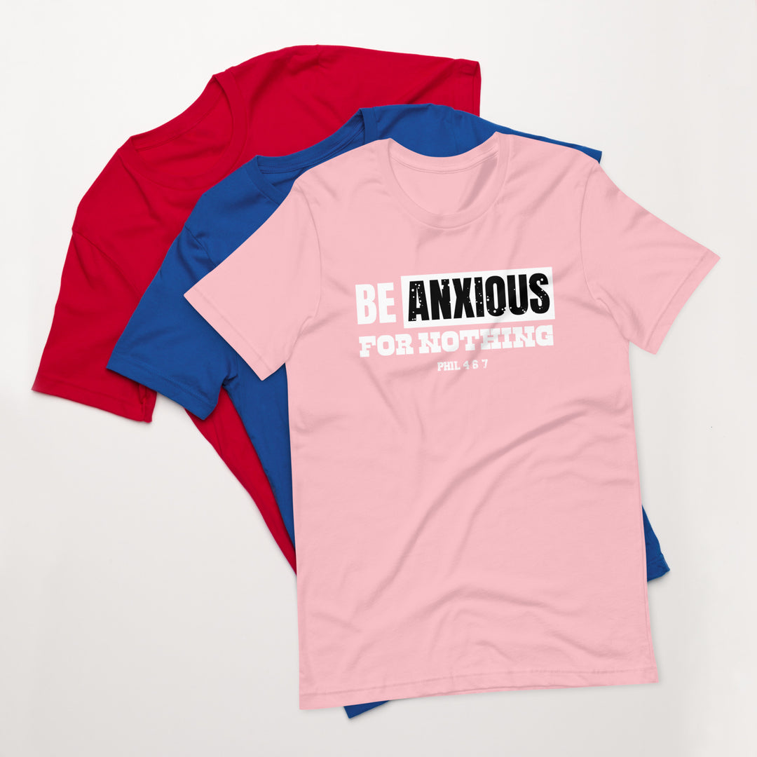 F&H Christian Be Anxious For Nothing Womens T-shirt