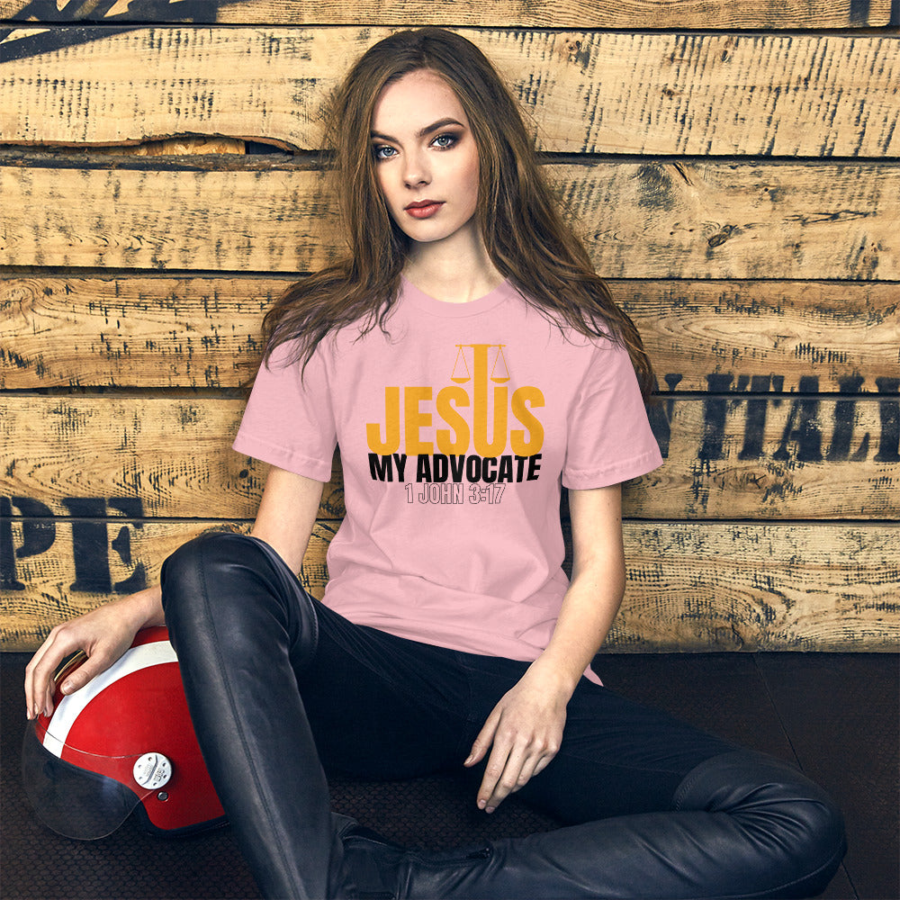F&H Christian Jesus My Advocate Womens T-shirt