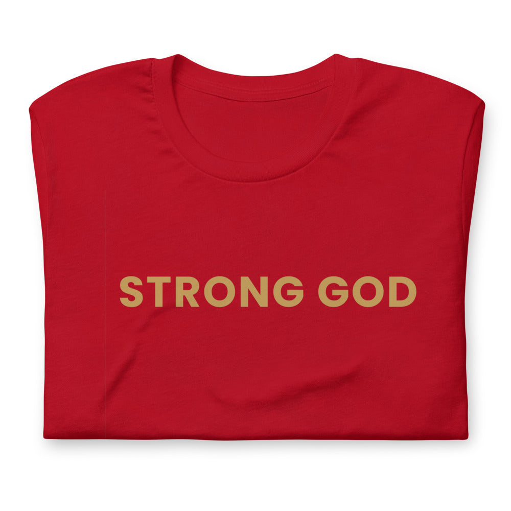 F&H Christian Strong God Women's T-Shirt - Faith and Happiness Store