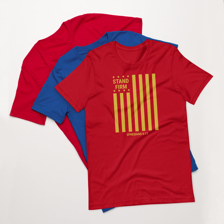 F&H Christian Stand Firm Men's T-Shirt - Faith and Happiness Store