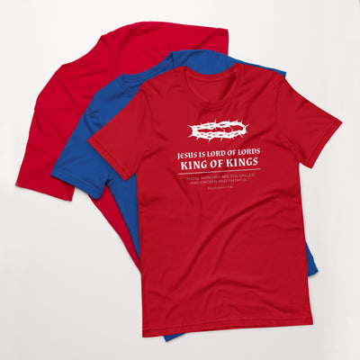 F&H Christian Jesus Is Lord of Lords King Of Kings Women's T-Shirt - Faith and Happiness Store