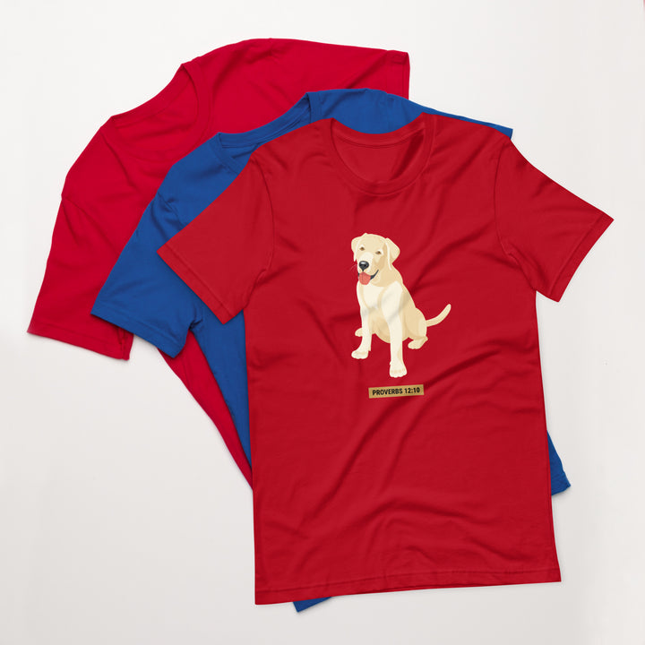 F&H Christian Proverbs Golden Retriever Unisex T-Shirt - Faith and Happiness Store