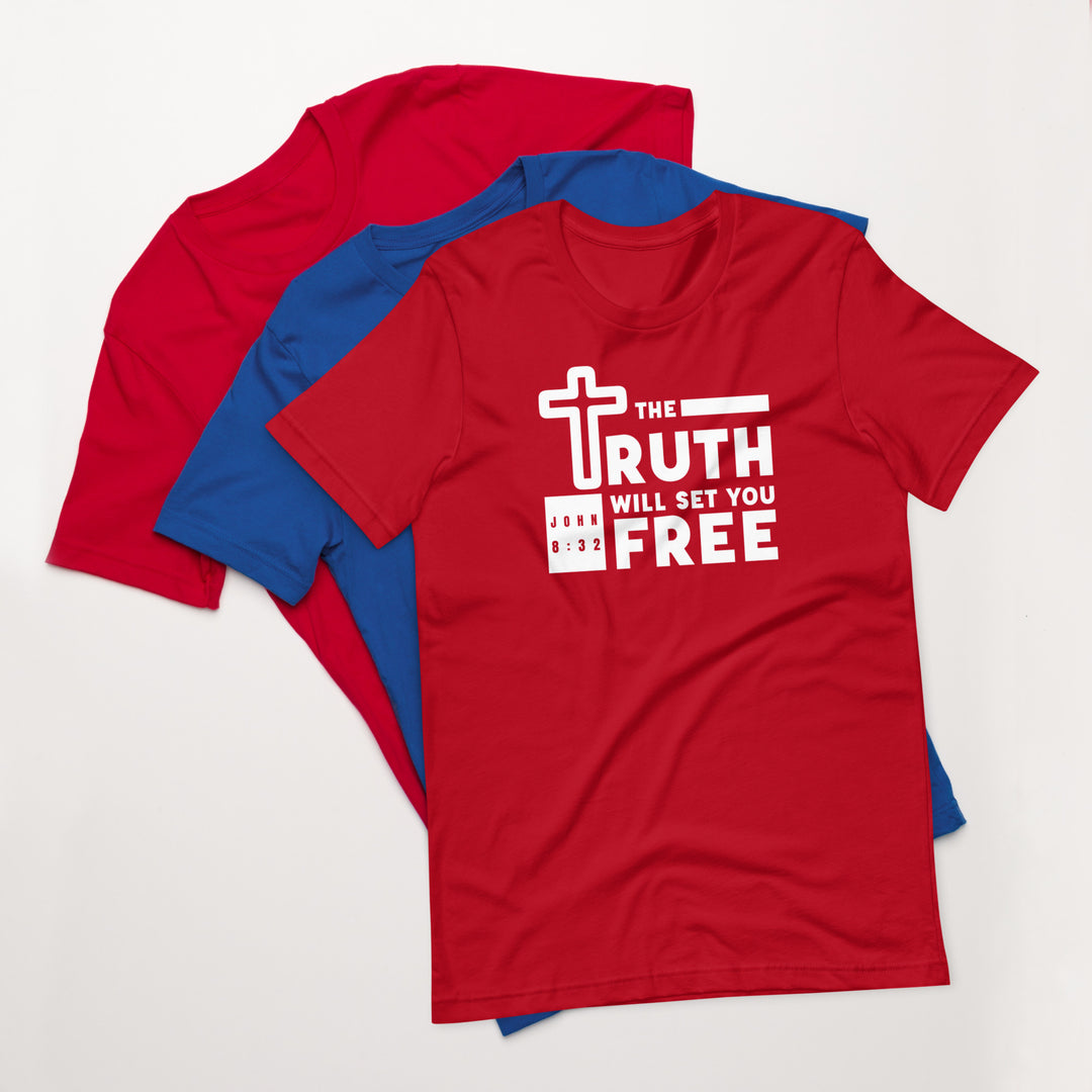 F&H Christian The Truth Will Set You Free Mens T-Shirt