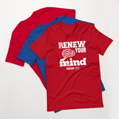F&H Christian Renew Your Mind Romans 12:2 Men's T-shirt