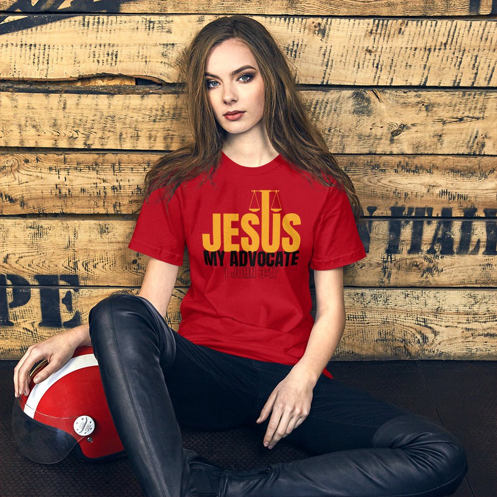 F&H Christian Jesus My Advocate Womens T-shirt