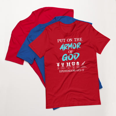 F&H Put on the Armor of God Ephesians 6:13-17 Mens T-shirt