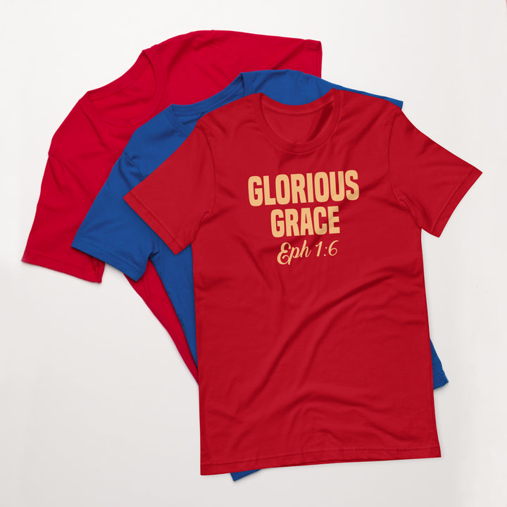F&H Christian Glorious Grace Ephesians 1:6 Mens t-shirt