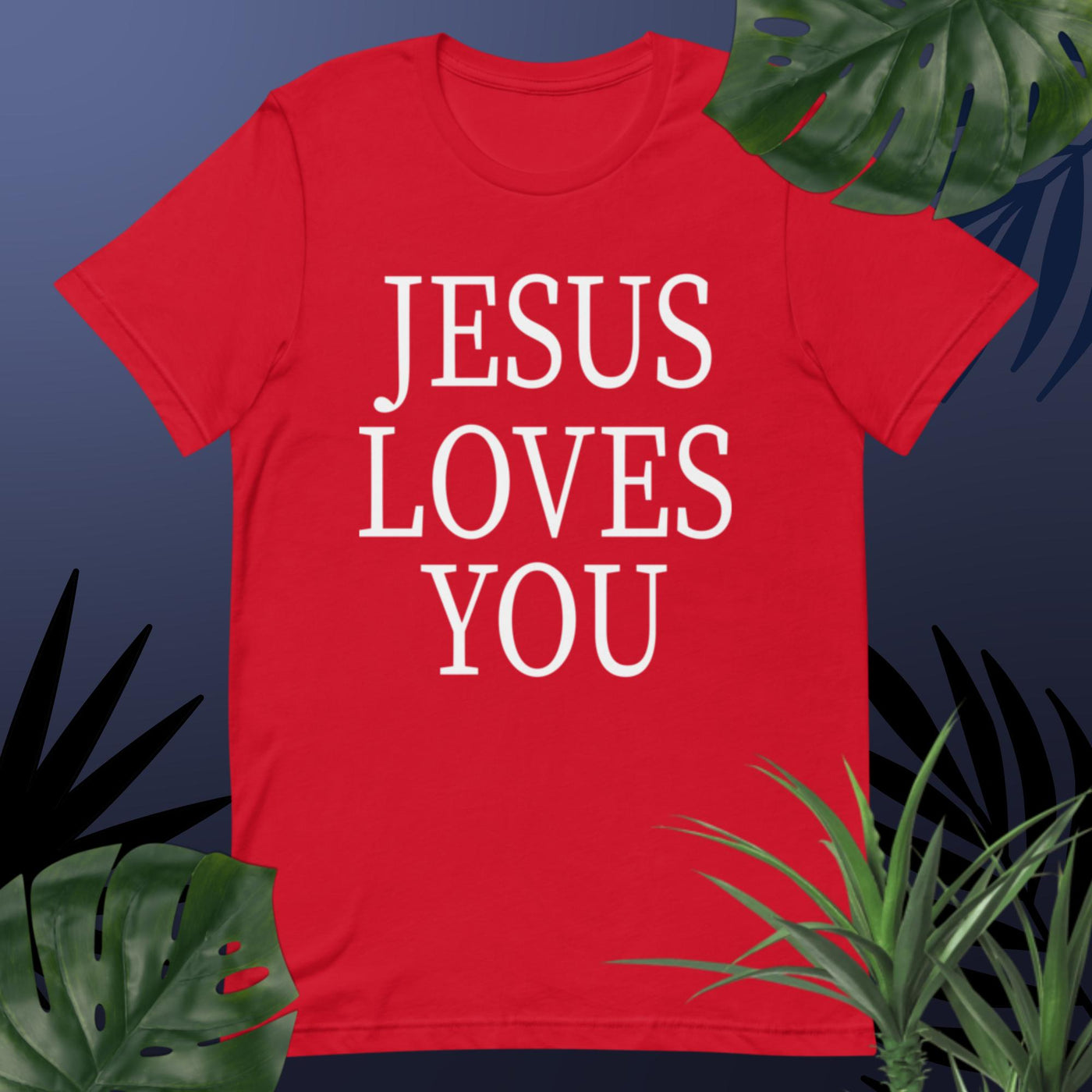 F&H Christian Jesus Loves You T-shirt