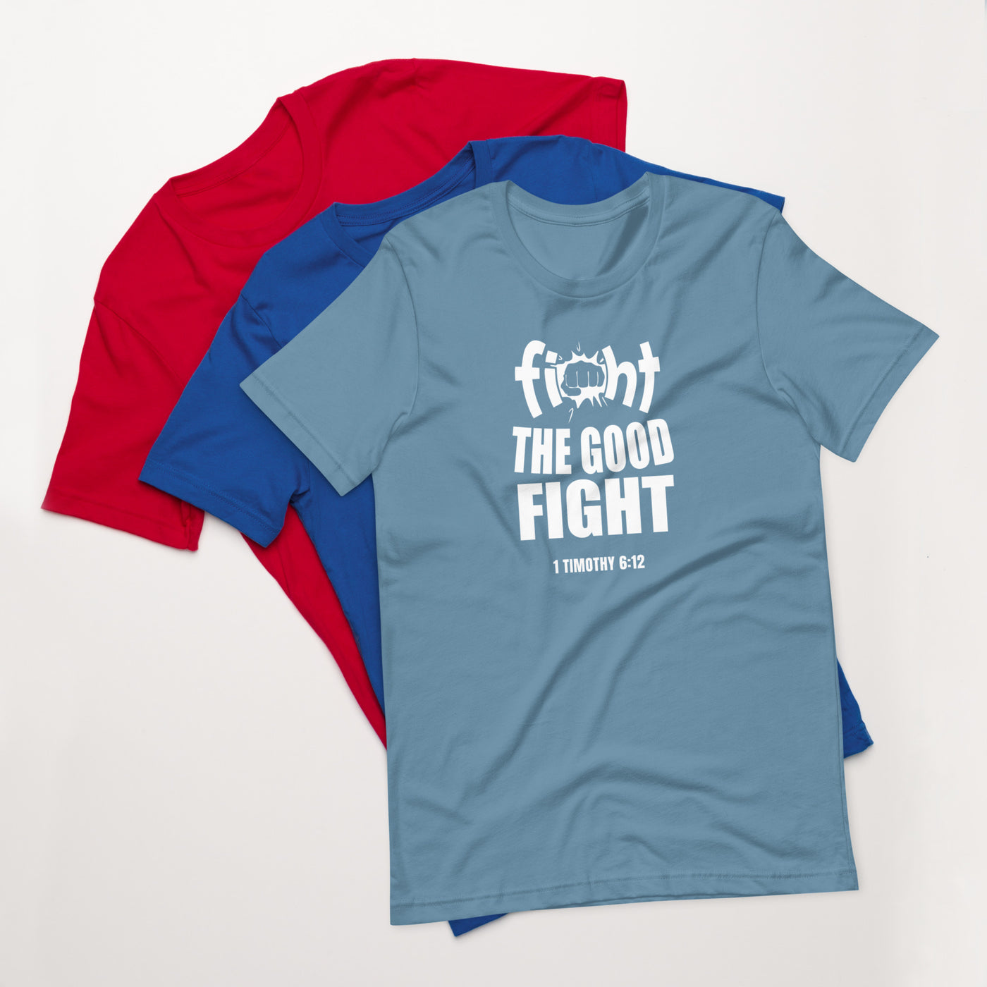F&H Christian Fight The Good Fight Womens T-shirt