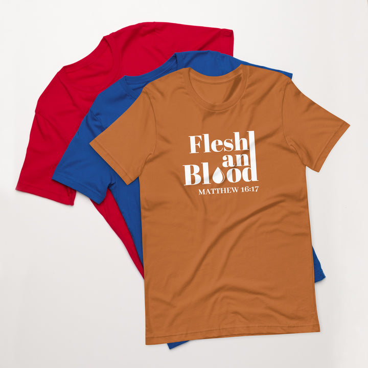 F&H Christian Flesh & Blood Matthew 16:17 Mens T-shirt