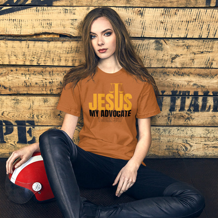 F&H Christian Jesus My Advocate Womens T-shirt