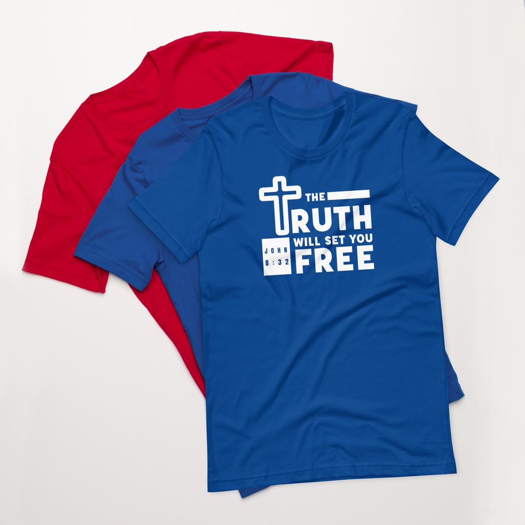F&H Christian The Truth Will Set You Free Mens T-Shirt