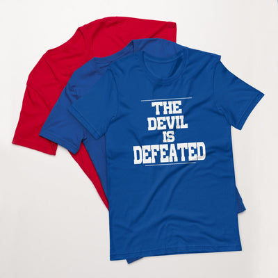 F&H Christian The Devil Is Defeated Unisex t-shirt