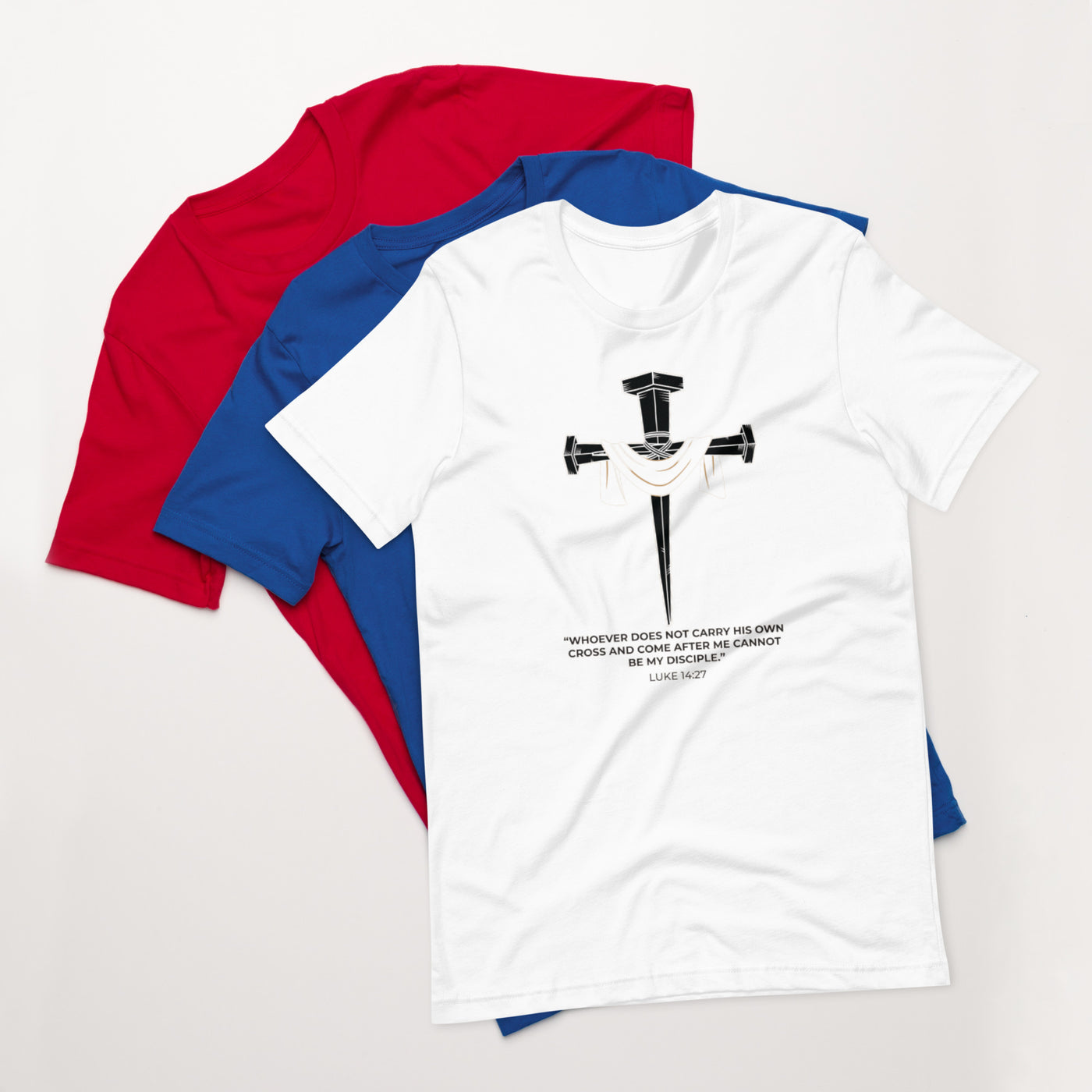 F&H Christian The Cross Men's T-shirt - Faith and Happiness Store