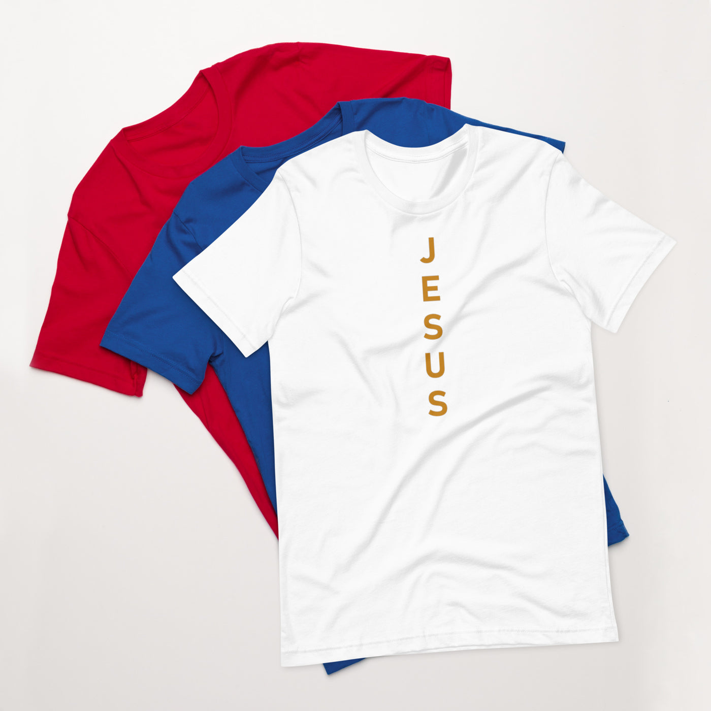 F&H Christian Jesus Vertical Mens T-Shirt
