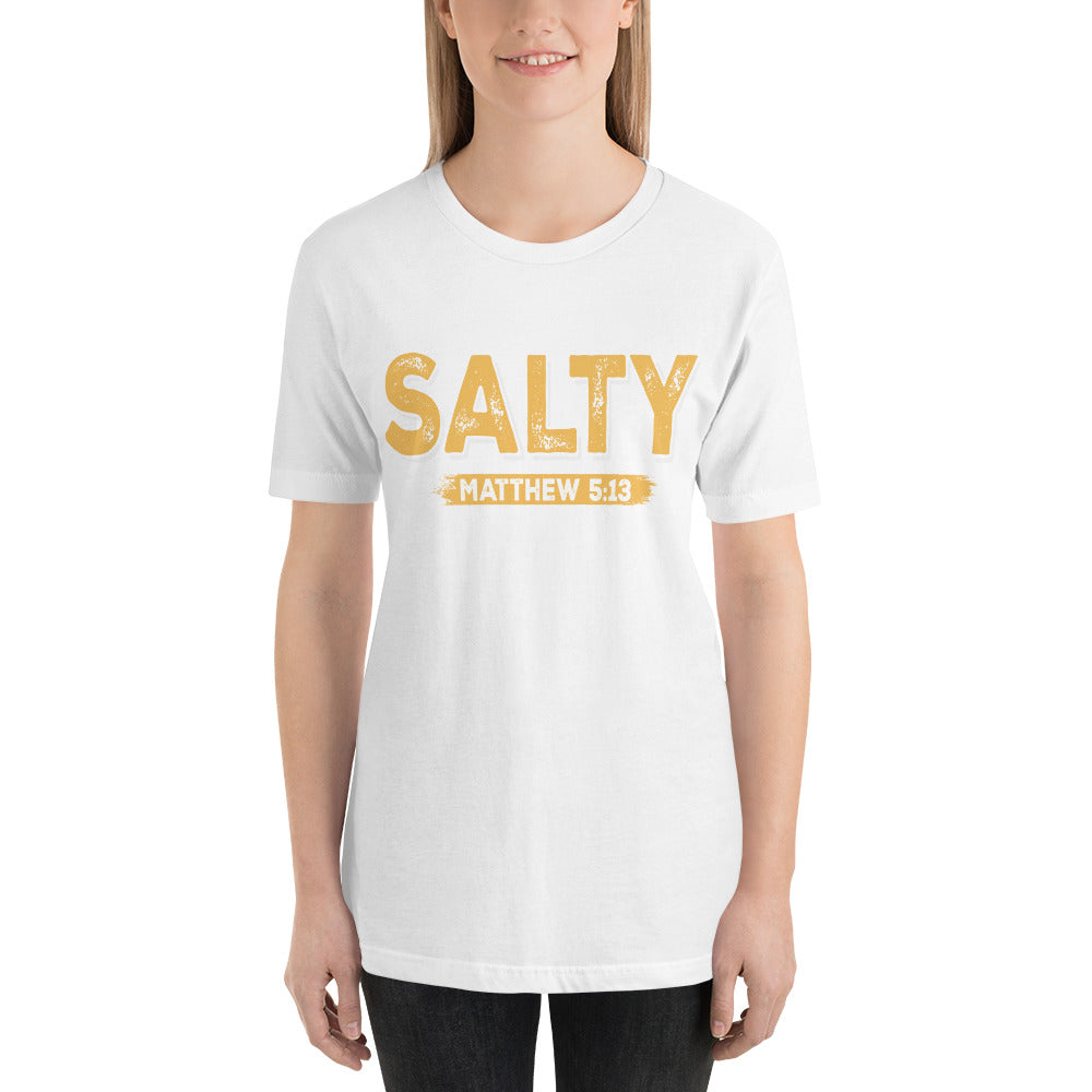 F&H Christian Salty Matthew 5:13 Salt of the Earth Womens T-shirt
