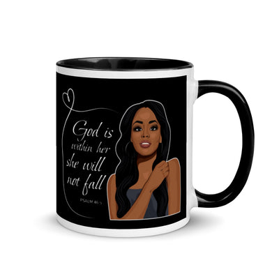 F&H Christian God is Within Her She Will Not Fail Mug - Faith and Happiness Store