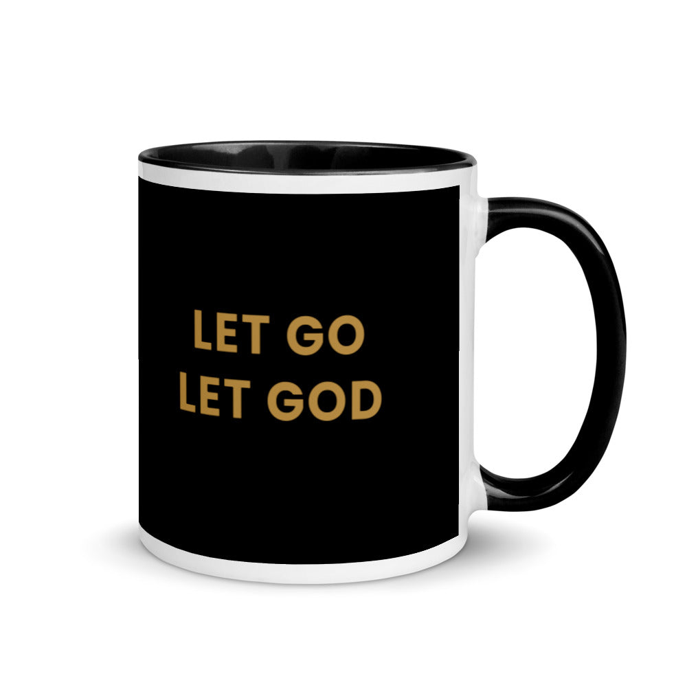 F&H Christian Let Go Let God Mug - Faith and Happiness Store