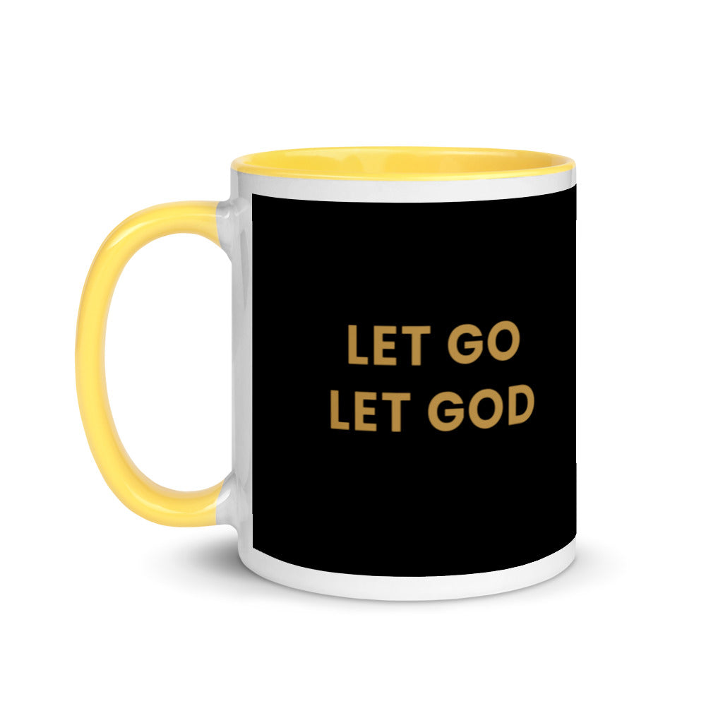 F&H Christian Let Go Let God Mug - Faith and Happiness Store