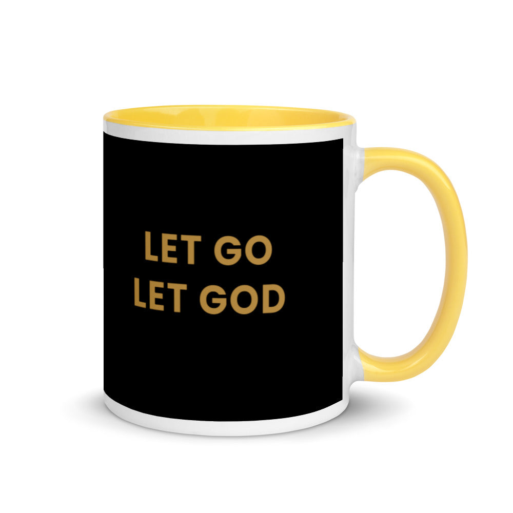 F&H Christian Let Go Let God Mug - Faith and Happiness Store