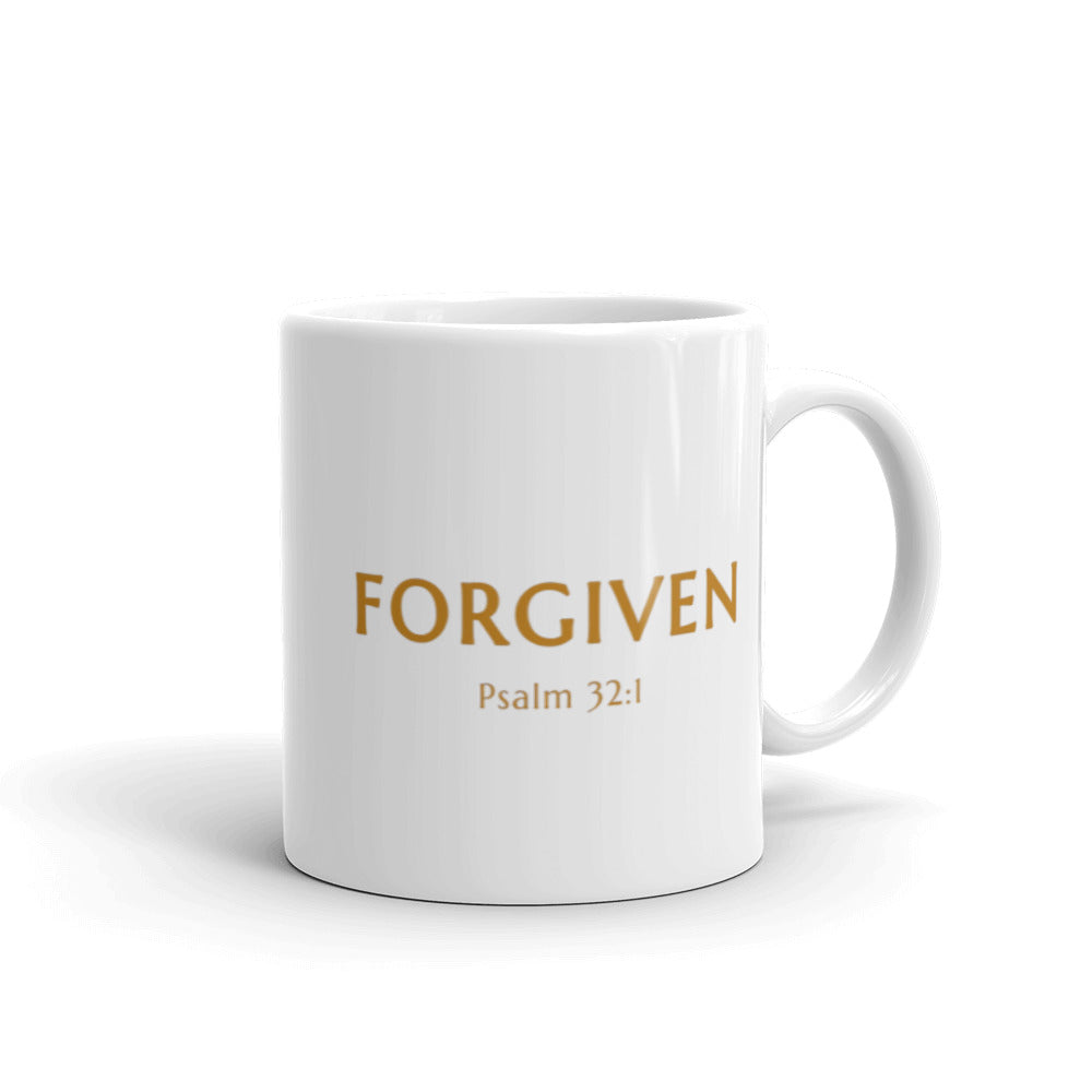 F&H Christian Forgiven Mug - Faith and Happiness Store