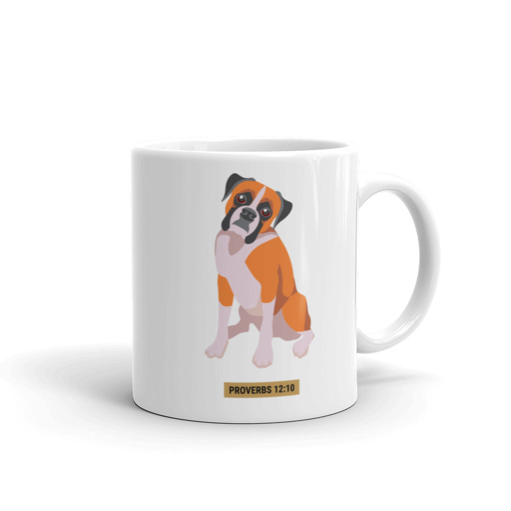 F&H Christian Proverbs Boxer Mug - Faith and Happiness Store