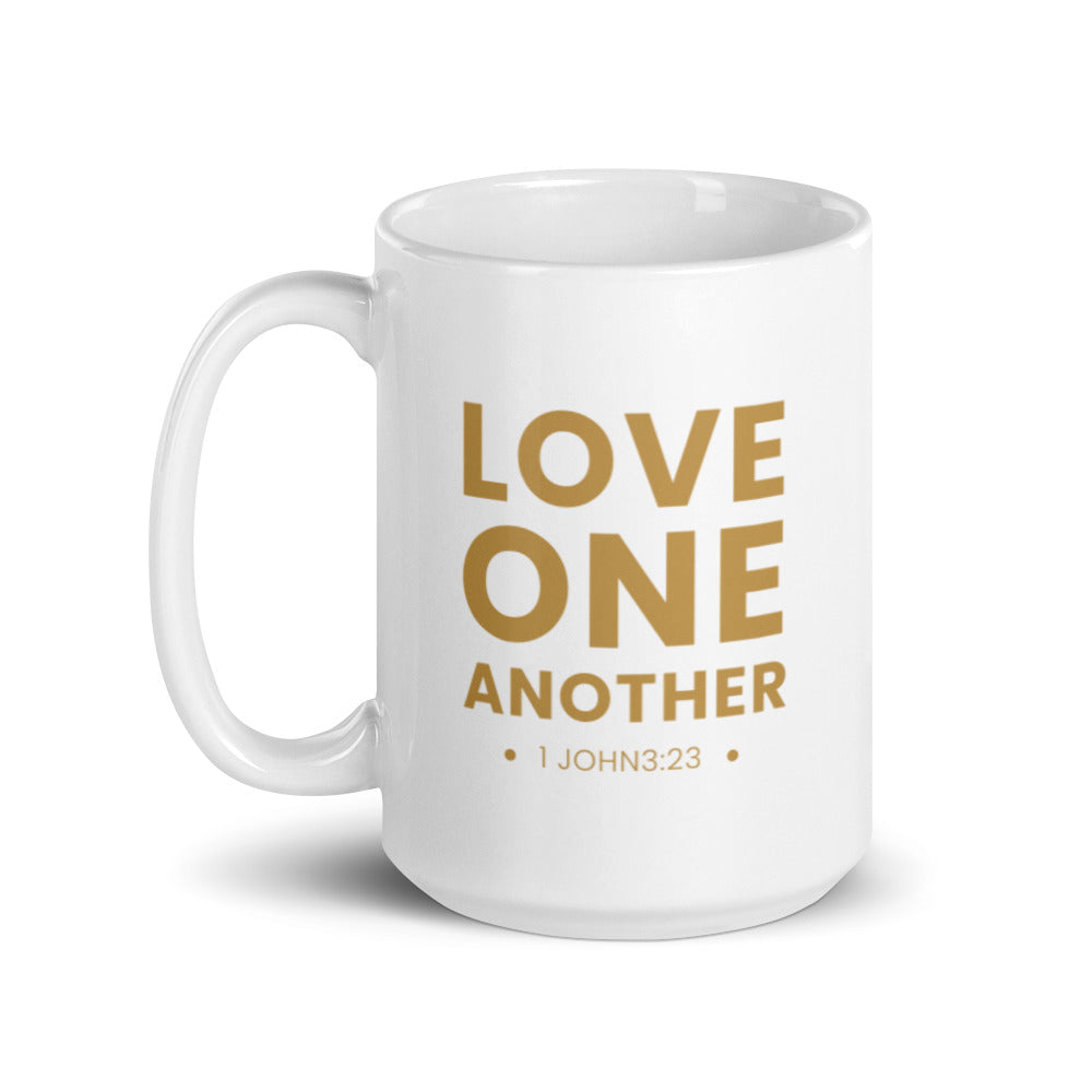 F&H Christian Love One Another Mug - Faith and Happiness Store