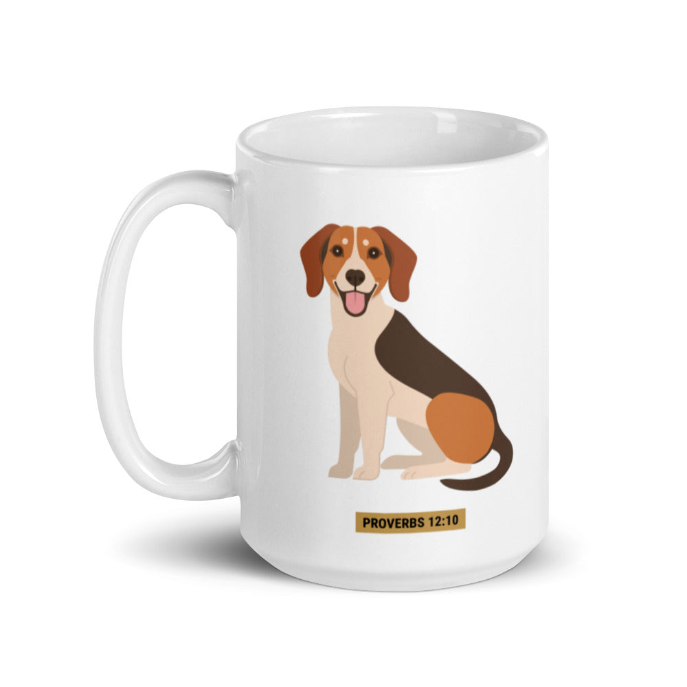 F&H Christian Proverbs Jack Russell Terrier Mug - Faith and Happiness Store