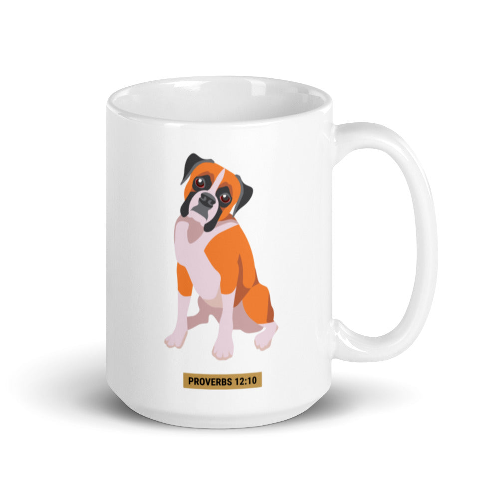 F&H Christian Proverbs Boxer Mug - Faith and Happiness Store