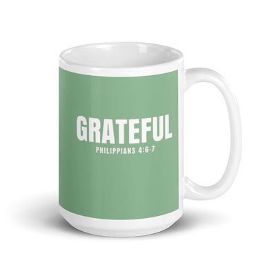 F&H Christian Grateful Mug - Faith and Happiness Store