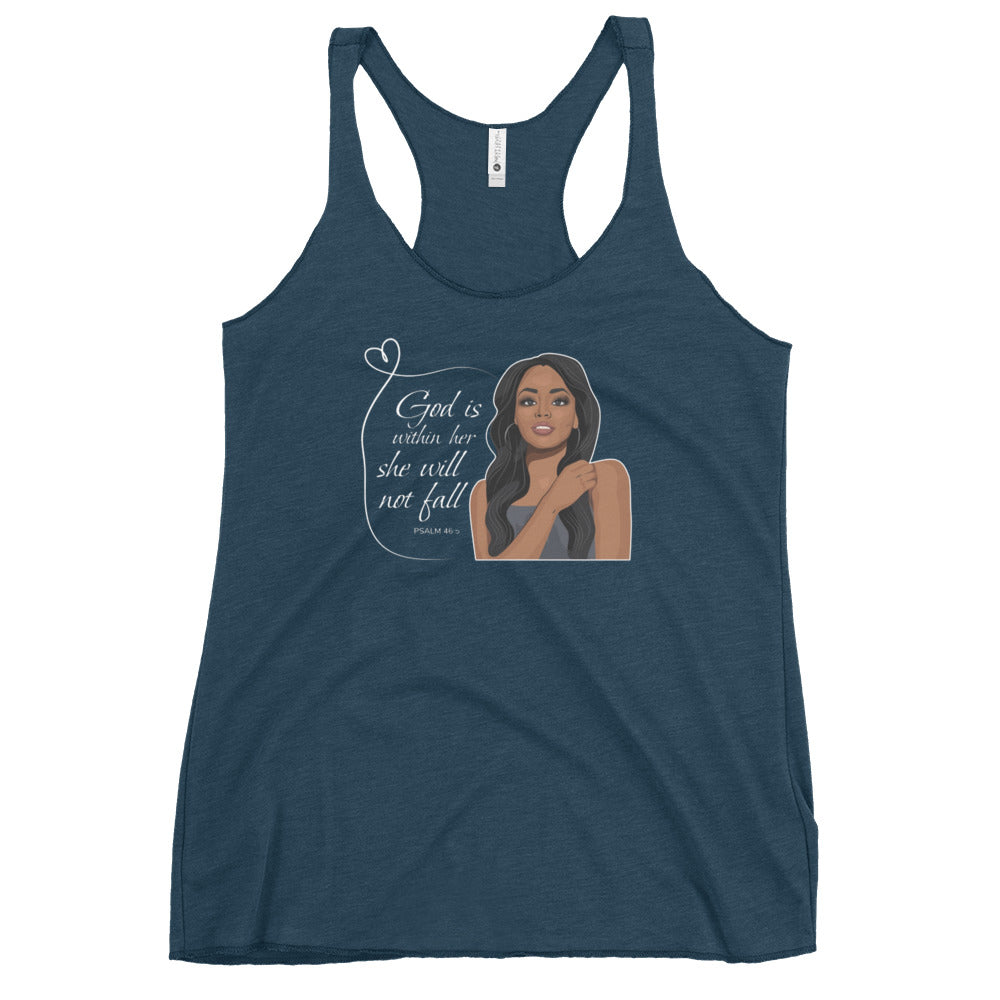 F&H Christian God Is Within Her She Will Not Fail Women's Tank Top - Faith and Happiness Store