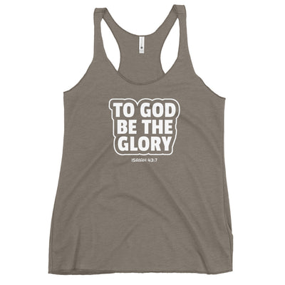 F&H Christian To God Be The Glory Tank Top - Faith and Happiness Store