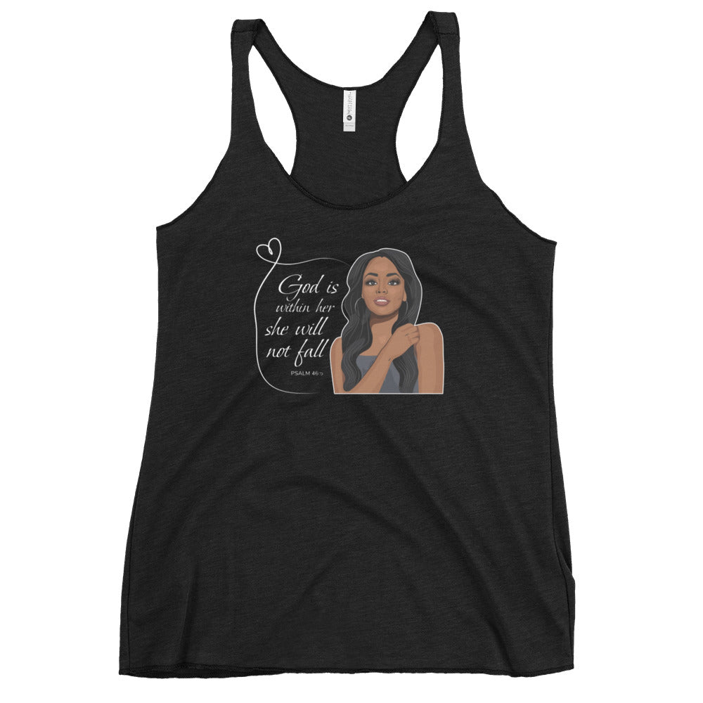 F&H Christian God Is Within Her She Will Not Fail Women's Tank Top - Faith and Happiness Store