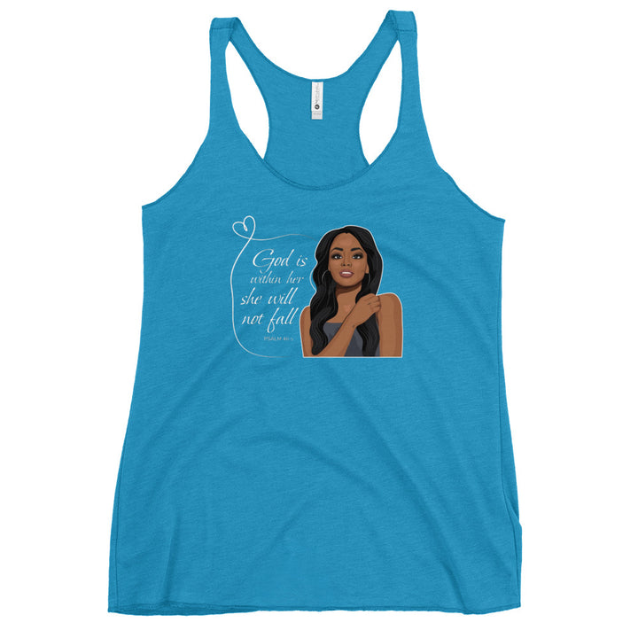 F&H Christian God Is Within Her She Will Not Fail Women's Tank Top - Faith and Happiness Store