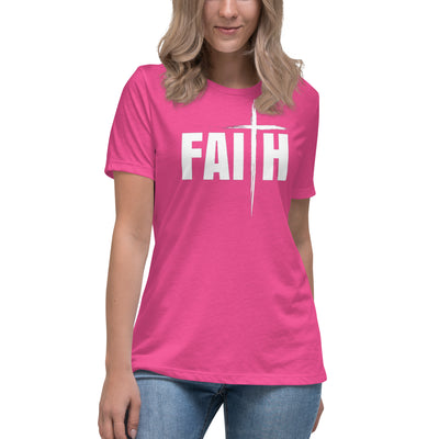 F&H Christian Faith Womens Relaxed T-Shirt