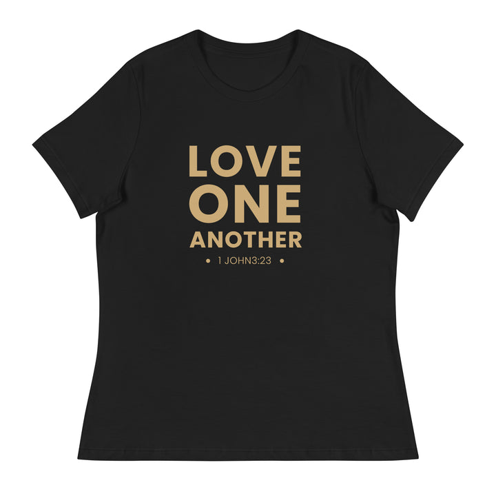 F&H Christian Love One Another Women's Relaxed T-Shirt - Faith and Happiness Store