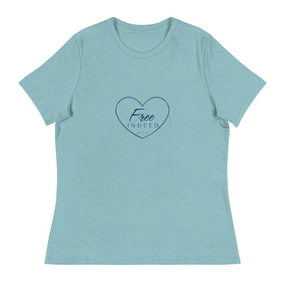 F&H Free Indeed Women's Relaxed T-Shirt - Faith and Happiness Store