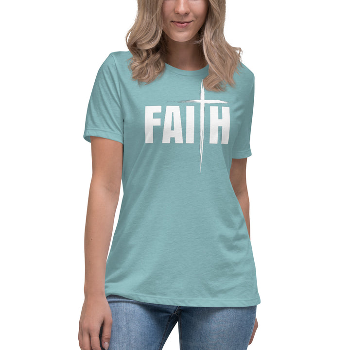 F&H Christian Faith Womens Relaxed T-Shirt