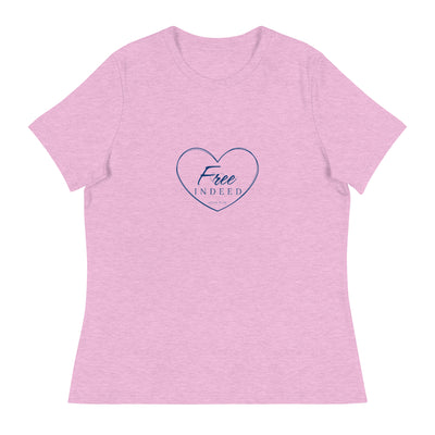 F&H Free Indeed Women's Relaxed T-Shirt - Faith and Happiness Store