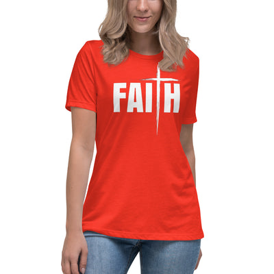 F&H Christian Faith Womens Relaxed T-Shirt