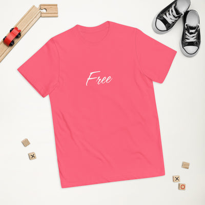 F&H Christian Free Girls youth jersey t-shirt - Faith and Happiness Store