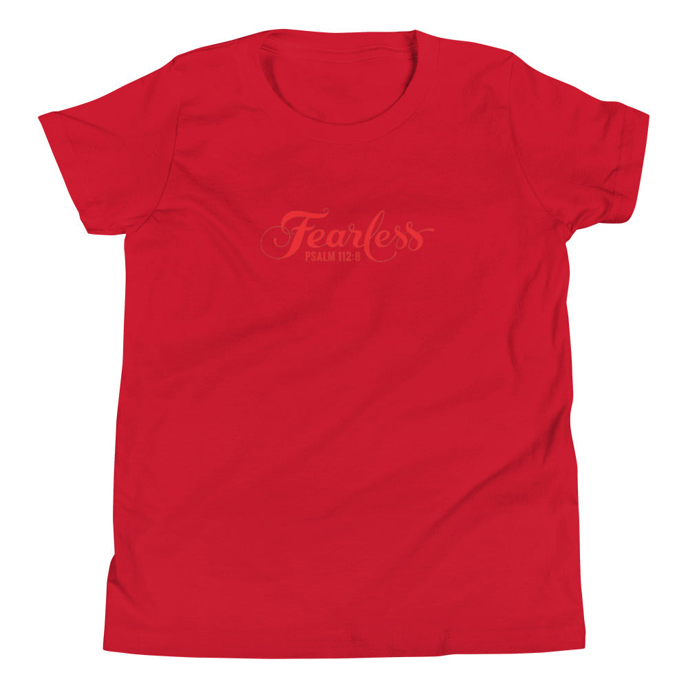 F&H Christian Fearless Girl's Short Sleeve T-Shirt - Faith and Happiness Store