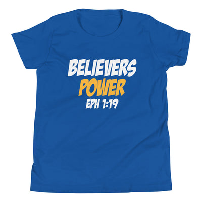 F&H Christian Believers Power Unisex Youth Short Sleeve T-Shirt